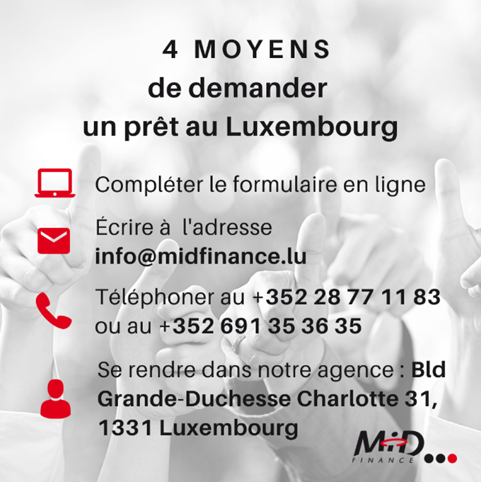 4 moyens de demander un pret au luxembourg